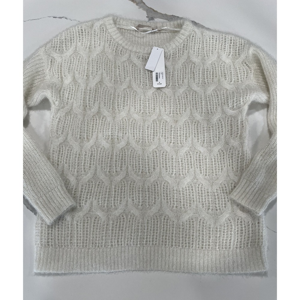 NWT Soft Surroundingsβ Narcissa Sweater Ivory Size M AK96